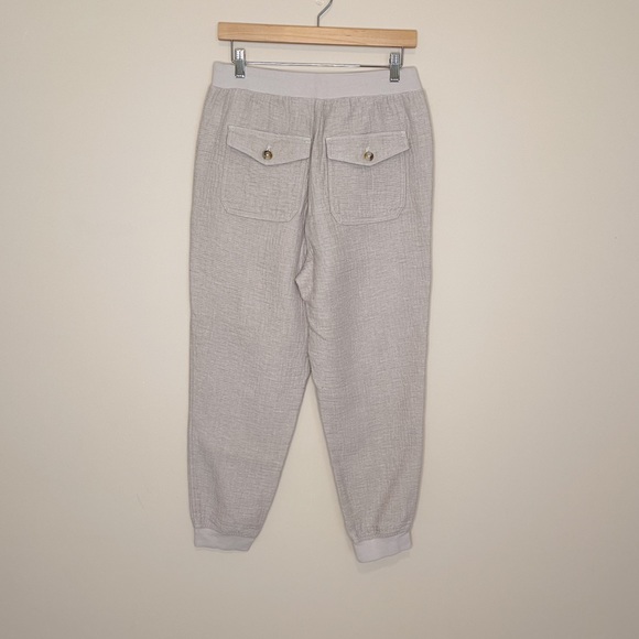 Madewell Telluride Stone Waffleback Jogger Pants High Rise Relaxed Fit Size S - Picture 2 of 5
